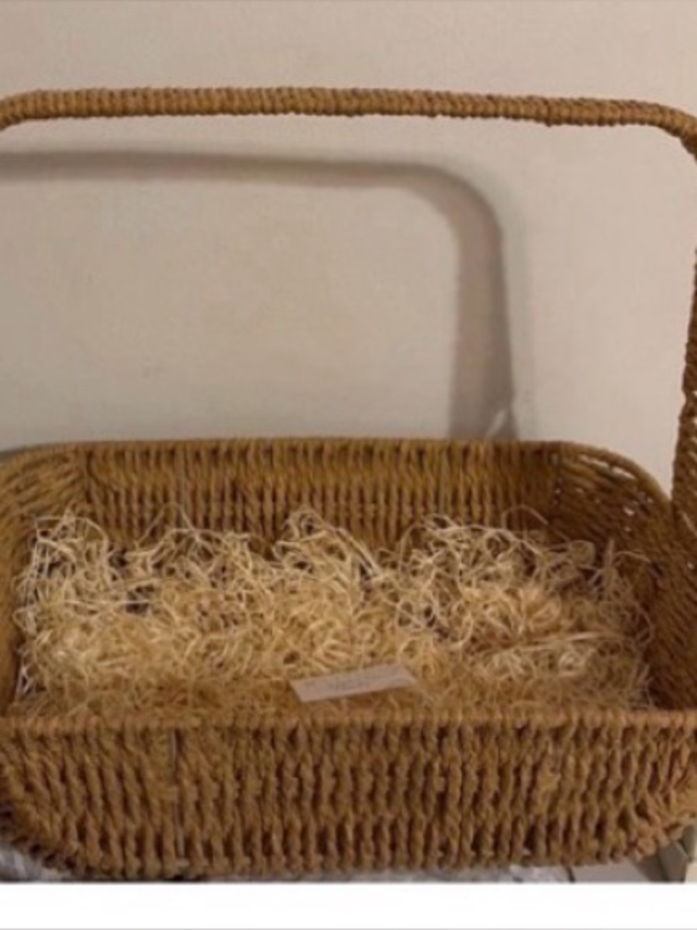 Wicker Basket with Handle